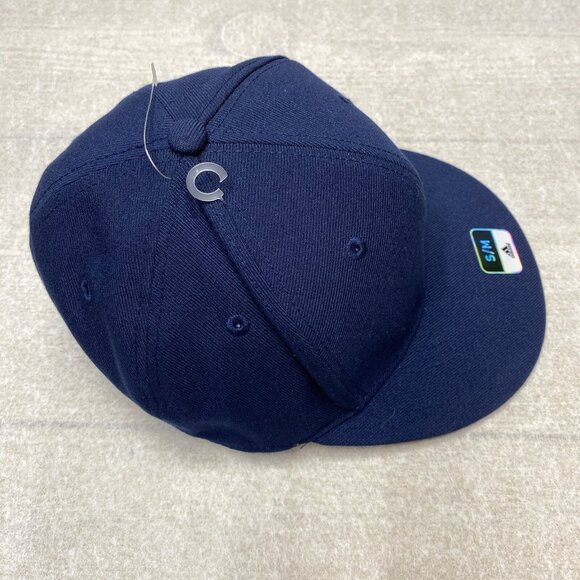 Adidas Men's Baseball Cap Fitted Hat Embroidered Logo Solid Size S/M New - Picture 5 of 10